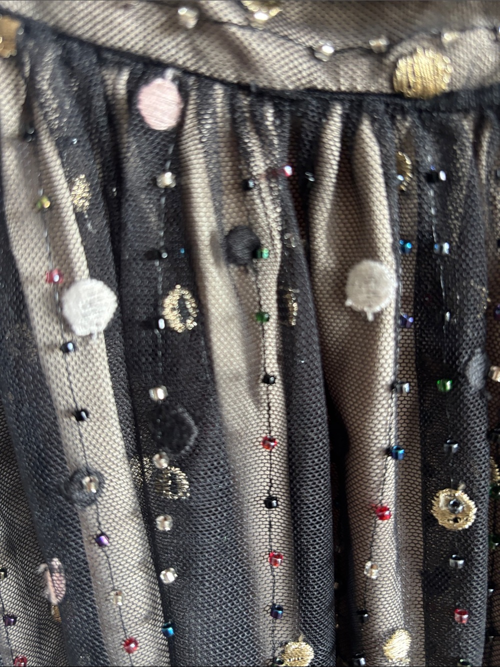 Black Sequin Strapless Party Dress - Picture 2 of 5